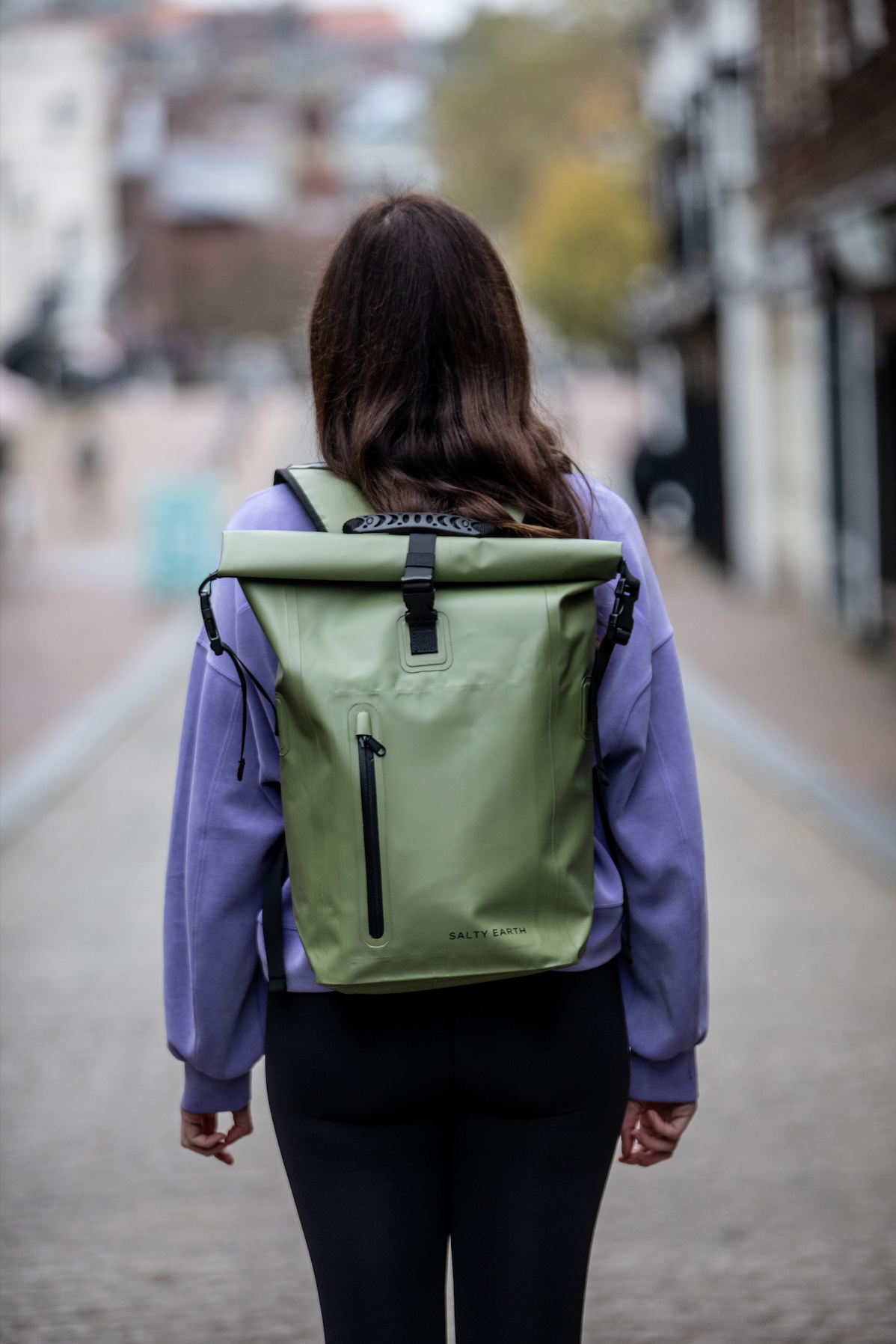 15L Recycled Dry Bag Backpack - Green