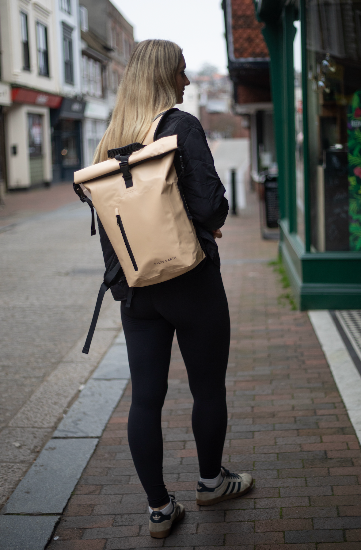 15L Recycled Dry Bag Backpack - Sand