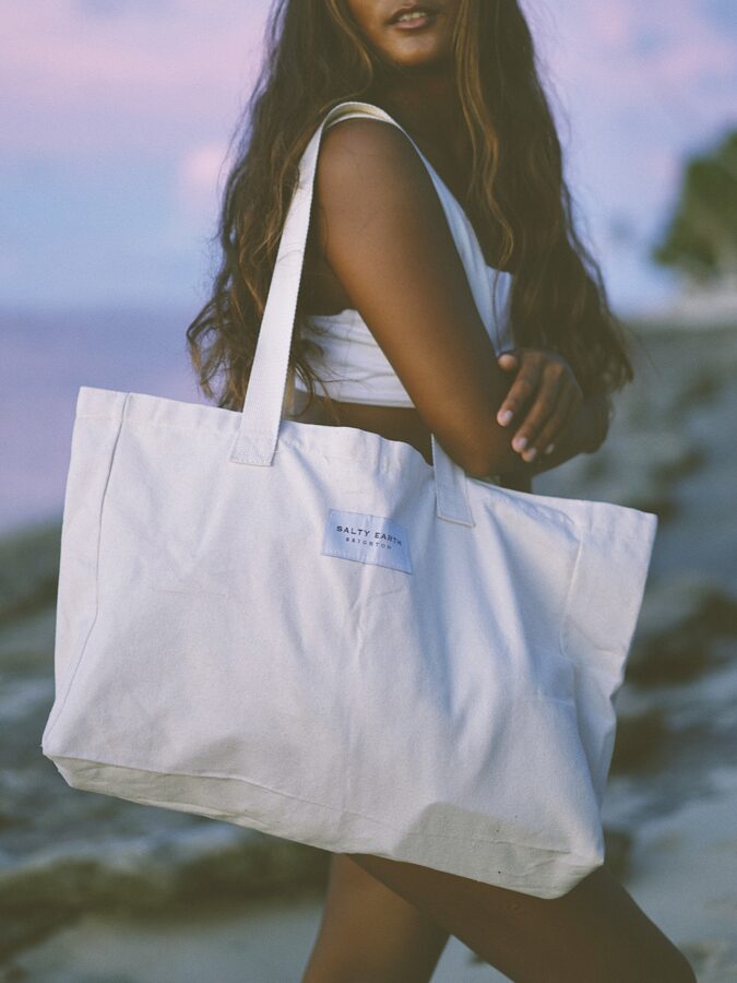 Salty Earth Tote Bag - Minimalist